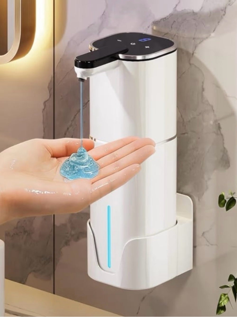 Upgraded Larger Capacity Automatic Dish Soap Dispenser Touchless
